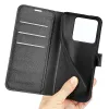 Coque portefeuille Phonesta Litchi Skin pour Xiaomi 15T - Noir 5