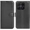 Coque portefeuille Phonesta Litchi Skin pour Xiaomi 17 - Noir 0