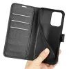 Coque portefeuille Phonesta Litchi Skin pour Xiaomi Poco X8 Pro Max - Noir 5