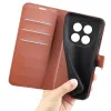 Coque portefeuille Phonesta Litchi Skin pour Xiaomi Redmi Note 15 4G/5G / Xiaomi Poco M8 - Marron 5