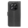 Coque portefeuille Phonesta Litchi Skin pour Xiaomi Redmi Note 15 Pro 5G - Noir 2