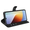 Coque portefeuille Phonesta Litchi Skin pour Xiaomi Redmi A7 Pro - Noir 4