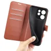 Coque portefeuille Phonesta Litchi Skin pour Oppo Reno15 F/FS - Marron 5