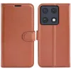 Coque portefeuille Phonesta Litchi Skin pour Motorola Signature - Marron 0