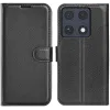Coque portefeuille Phonesta Litchi Skin pour Motorola Signature - Noir 0
