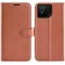 Coque portefeuille Phonesta Litchi Skin pour Asus ROG Phone 9/9 Pro - Marron