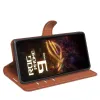 Coque portefeuille Phonesta Litchi Skin pour Asus ROG Phone 9/9 Pro - Marron 4