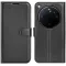 Coque portefeuille Phonesta Litchi Skin pour Oppo Find X9 Ultra - Noir