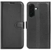 Coque portefeuille Phonesta Litchi Skin pour Samsung Galaxy A37 - Noir 0