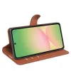 Coque portefeuille Phonesta Litchi Skin pour Samsung Galaxy A57 - Marron 4