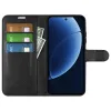 Coque portefeuille Phonesta Litchi Skin pour Realme GT 8 Pro - Noir 3
