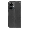 Coque portefeuille Phonesta Litchi Skin pour HONOR 400 - Noir 2