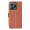 Coque portefeuille Phonesta Litchi Skin pour HONOR 400 Lite - Marron 2