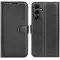 Coque portefeuille Phonesta Litchi Skin pour Samsung Galaxy A17 - Noir
