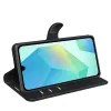 Coque portefeuille Phonesta Litchi Skin pour Samsung Galaxy A17 - Noir 4