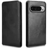 Coque portefeuille Phonesta Leather Vertical Flip pour Google Pixel 9 / 9 Pro - Noir 4