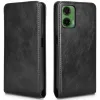 Coque portefeuille Phonesta Leather Vertical Flip pour Motorola Moto G35 - Noir 5