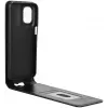 Coque portefeuille Phonesta Leather Vertical Flip pour Motorola Moto G55 - Noir 4