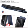 Coque portefeuille Phonesta Leather Vertical Flip pour Motorola Moto G45 / Moto G34 - Noir 6