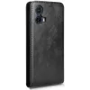 Coque portefeuille Phonesta Leather Vertical Flip pour Motorola Moto G85 - Noir 3