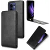 Coque portefeuille Phonesta Leather Vertical Flip pour Oppo Reno13 F 4G/5G / Reno13 FS 5G - Noir 2