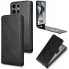 Coque portefeuille Phonesta Leather Vertical Flip pour Samsung Galaxy S24 Ultra - Noir 2
