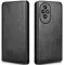 Coque portefeuille Phonesta Leather Vertical Flip pour HONOR 200 - Noir