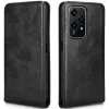 Coque portefeuille Phonesta Leather Vertical Flip pour HONOR 200 Lite - Noir