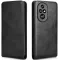 Coque portefeuille Phonesta Leather Vertical Flip pour HONOR 200 Pro - Noir