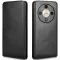 Coque portefeuille Phonesta Leather Vertical Flip pour HONOR Magic6 Lite - Noir