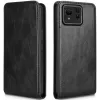 Coque portefeuille Phonesta Leather Vertical Flip pour Asus Zenfone 11 Ultra - Noir