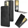 Coque portefeuille Phonesta Leather Vertical Flip pour Realme 14x / C75 - Noir 2
