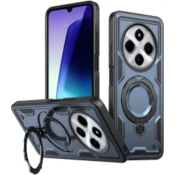 Coque arrière Phonesta MagLock Armor anneau et MagSafe pour Xiaomi Redmi 14C / Xiaomi Poco C75 - Bleu foncé