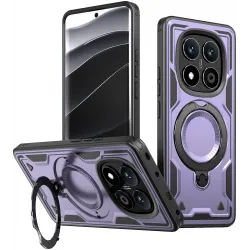 Coque arrière Phonesta MagLock Armor anneau et MagSafe pour Xiaomi Redmi Note 14 Pro 4G/5G/14 Pro Plus / Xiaomi Poco X7 - Violet