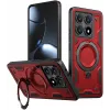 Coque arrière Phonesta MagLock Armor anneau et MagSafe pour Xiaomi 14T - Rouge