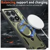 Coque arrière Phonesta MagLock Armor anneau et MagSafe pour Xiaomi 14T Pro - Vert 2
