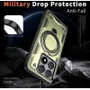 Coque arrière Phonesta MagLock Armor anneau et MagSafe pour Xiaomi 14T Pro - Vert 3