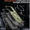 Coque arrière Phonesta MagLock Armor anneau et MagSafe pour Xiaomi 14T Pro - Vert 4