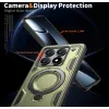 Coque arrière Phonesta MagLock Armor anneau et MagSafe pour Xiaomi 14T Pro - Vert 5