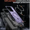 Coque arrière Phonesta MagLock Armor anneau et MagSafe pour Xiaomi 14T Pro - Violet 5