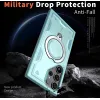 Coque arrière Phonesta MagLock Armor anneau et MagSafe pour Samsung Galaxy S25 Ultra - Bleu clair 4