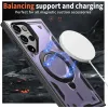 Coque arrière Phonesta MagLock Armor anneau et MagSafe pour Samsung Galaxy S25 Ultra - Violet 2