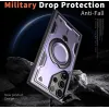 Coque arrière Phonesta MagLock Armor anneau et MagSafe pour Samsung Galaxy S25 Ultra - Violet 3