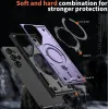 Coque arrière Phonesta MagLock Armor anneau et MagSafe pour Samsung Galaxy S25 Ultra - Violet 4