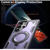 Coque arrière Phonesta MagLock Armor anneau et MagSafe pour Samsung Galaxy S25 Ultra - Violet 5
