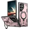 Coque arrière Phonesta MagLock Armor anneau et MagSafe pour Samsung Galaxy S25 Ultra - Or rose