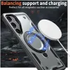 Coque arrière Phonesta MagLock Armor anneau et MagSafe pour Samsung Galaxy S25/S24 - Gris 3