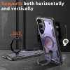 Coque arrière Phonesta MagLock Armor anneau et MagSafe pour Samsung Galaxy S25/S24 - Violet 1
