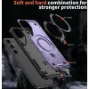 Coque arrière Phonesta MagLock Armor anneau et MagSafe pour Samsung Galaxy S25/S24 - Violet 4
