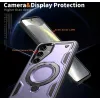 Coque arrière Phonesta MagLock Armor anneau et MagSafe pour Samsung Galaxy S25/S24 - Violet 5